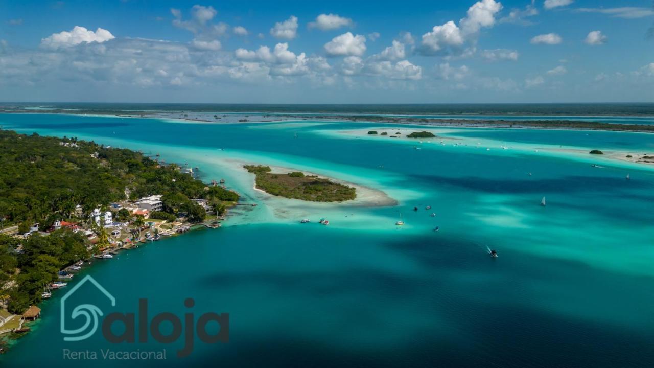 Villa Xtohil With Private Access To The Magic 7 Colors Lagoon Bacalar Luaran gambar