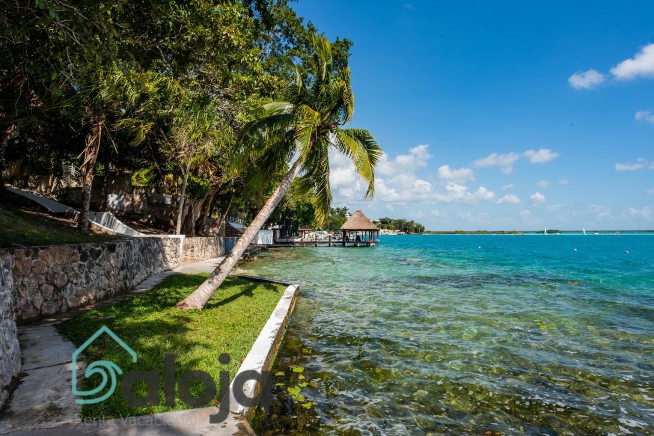 Villa Xtohil With Private Access To The Magic 7 Colors Lagoon Bacalar Luaran gambar