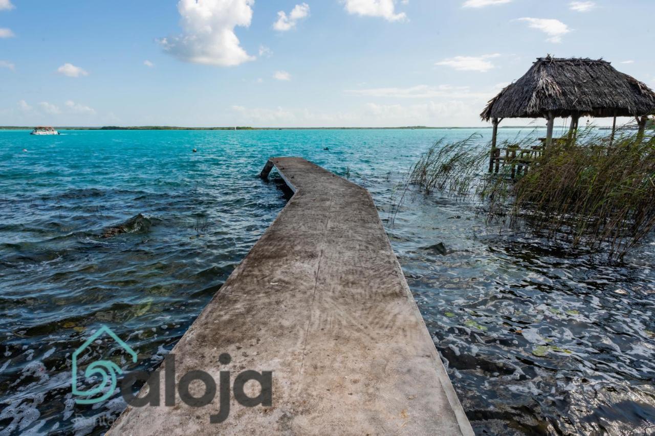 Villa Xtohil With Private Access To The Magic 7 Colors Lagoon Bacalar Luaran gambar
