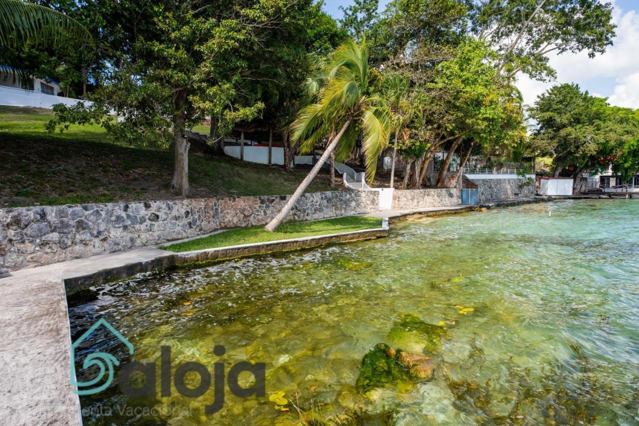 Villa Xtohil With Private Access To The Magic 7 Colors Lagoon Bacalar Luaran gambar