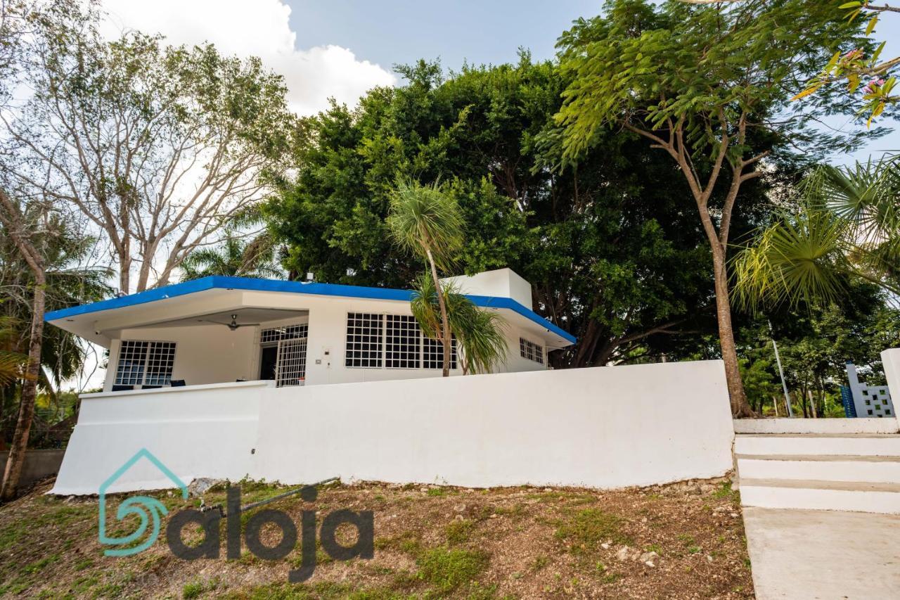 Villa Xtohil With Private Access To The Magic 7 Colors Lagoon Bacalar Luaran gambar