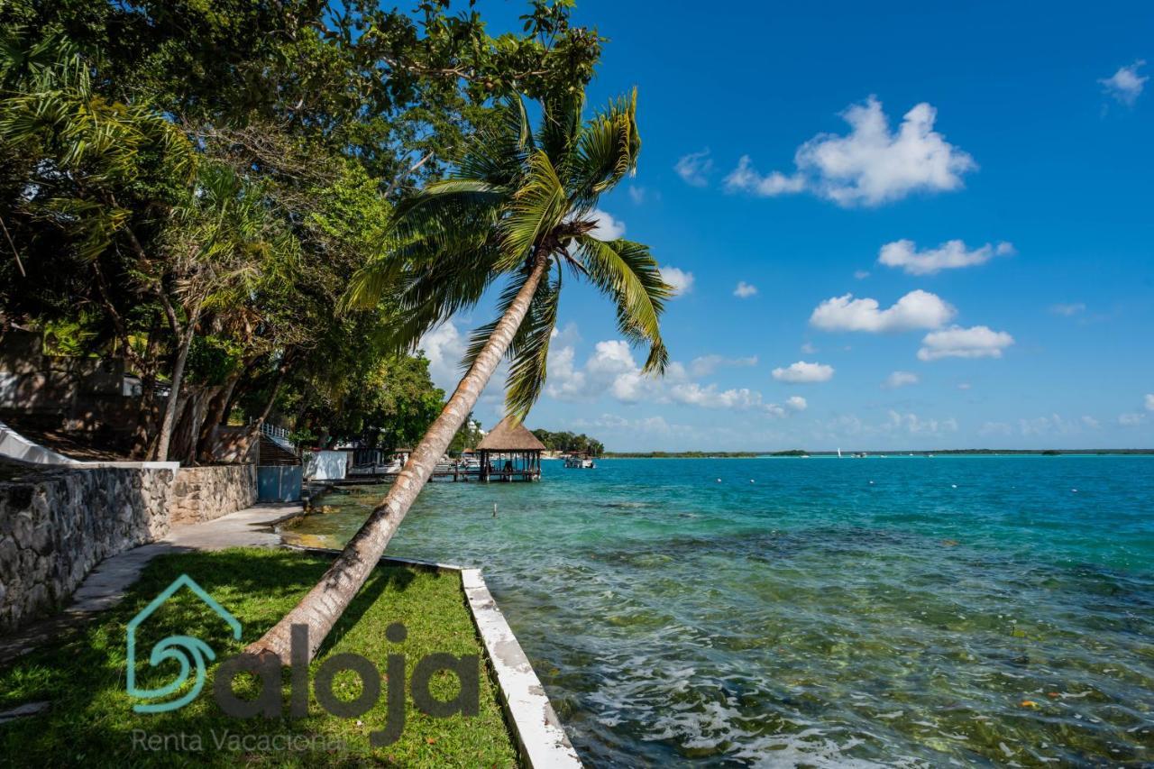 Villa Xtohil With Private Access To The Magic 7 Colors Lagoon Bacalar Luaran gambar