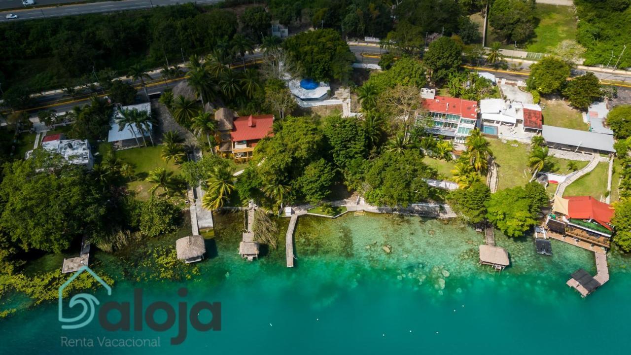 Villa Xtohil With Private Access To The Magic 7 Colors Lagoon Bacalar Luaran gambar