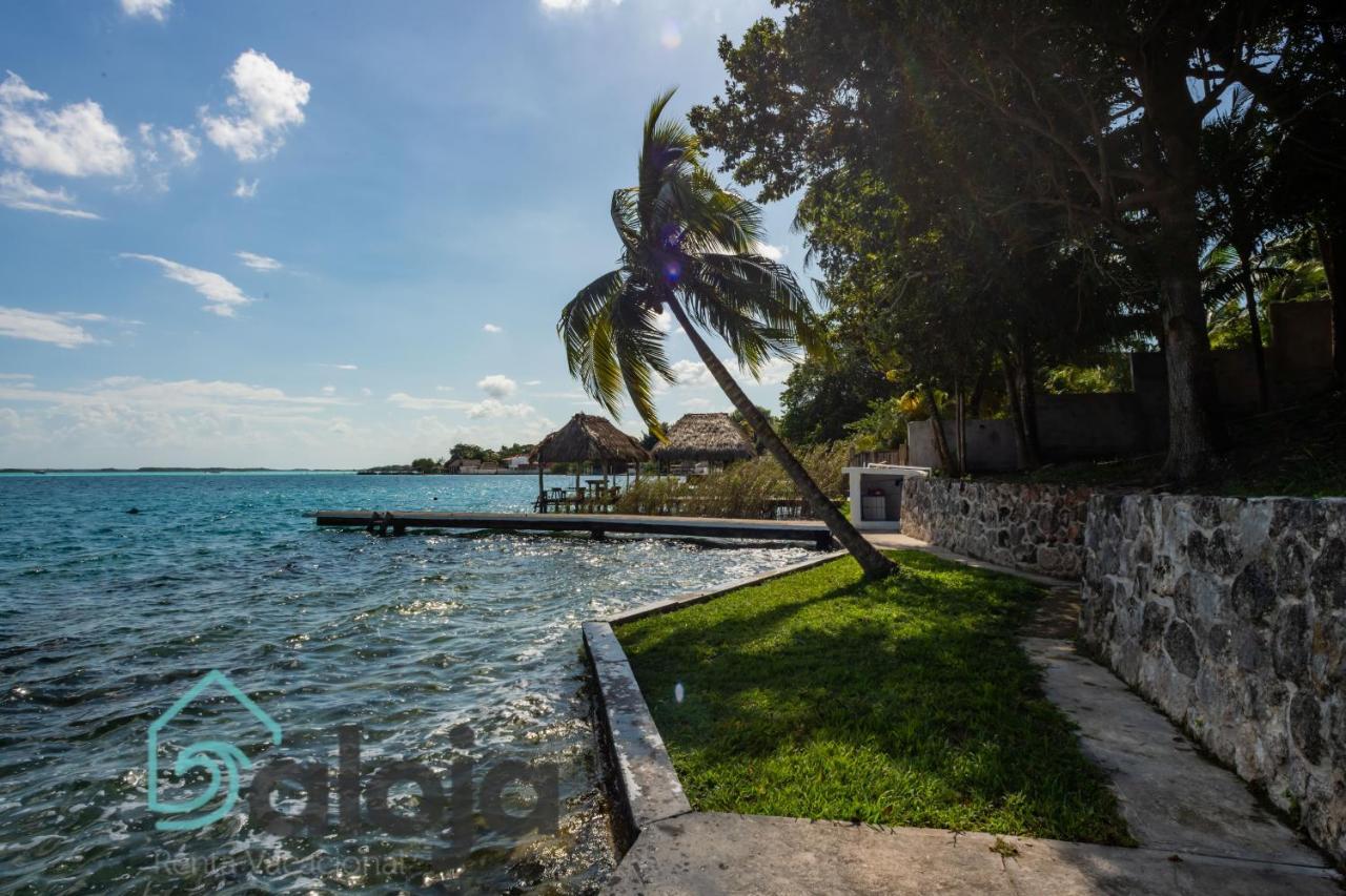 Villa Xtohil With Private Access To The Magic 7 Colors Lagoon Bacalar Luaran gambar