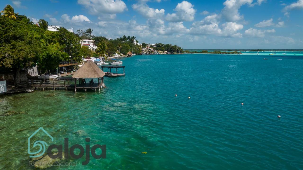 Villa Xtohil With Private Access To The Magic 7 Colors Lagoon Bacalar Luaran gambar