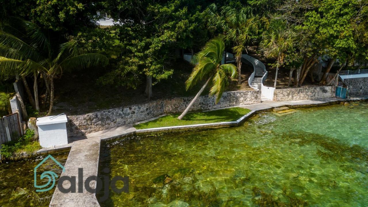 Villa Xtohil With Private Access To The Magic 7 Colors Lagoon Bacalar Luaran gambar